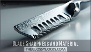 blade sharpness and material