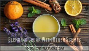 blending cedar with other scents