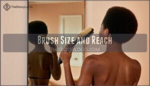 brush size and reach