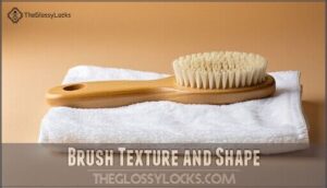 brush texture and shape
