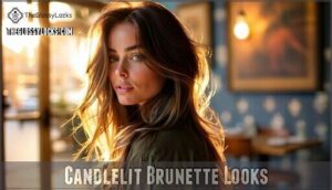 candlelit brunette looks
