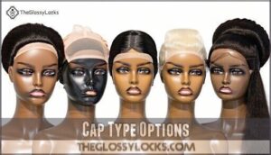 cap type options
