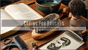 caring for brushes