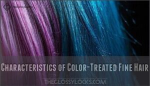 characteristics of color-treated fine hair