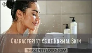 characteristics of normal skin