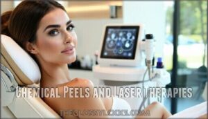 chemical peels and laser therapies