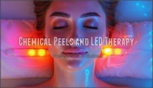 chemical peels and led therapy