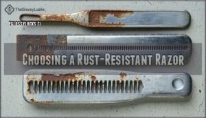 choosing a rust-resistant razor
