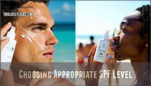choosing appropriate spf level