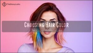 choosing hair color