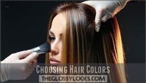 choosing hair colors