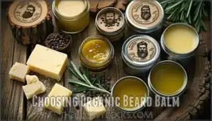 choosing organic beard balm