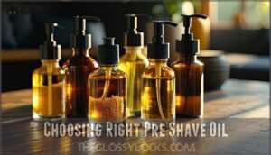 choosing right pre shave oil