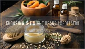 choosing the right beard exfoliator