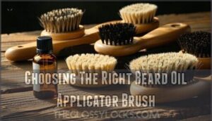 choosing the right beard oil applicator brush