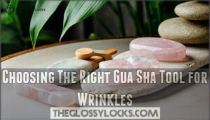 choosing the right gua sha tool for wrinkles