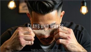 clays and waxes
