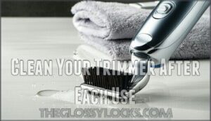 clean your trimmer after each use