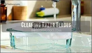cleaning razor blades