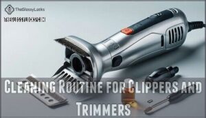 cleaning routine for clippers and trimmers