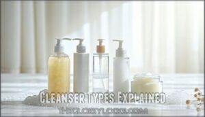 cleanser types explained