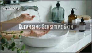 cleansing sensitive skin