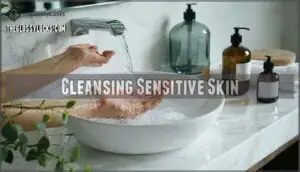 cleansing sensitive skin