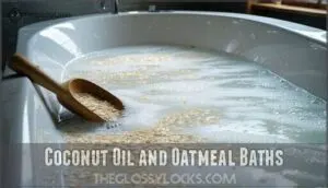 coconut oil and oatmeal baths