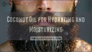 coconut oil for hydrating and moisturizing