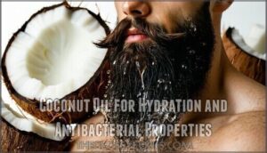coconut oil for hydration and antibacterial properties