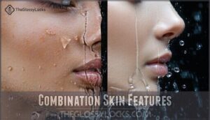 combination skin features