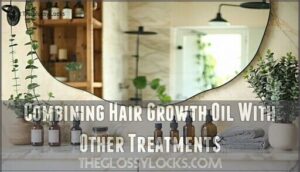 combining hair growth oil with other treatments