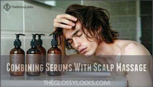 combining serums with scalp massage