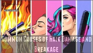 common causes of hair damage and breakage