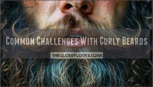 common challenges with curly beards