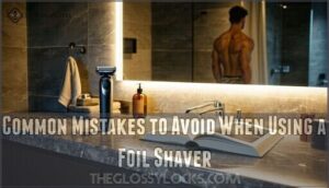 common mistakes to avoid when using a foil shaver