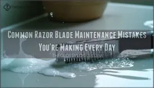 common razor blade maintenance mistakes