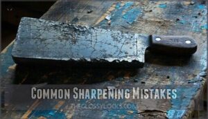common sharpening mistakes