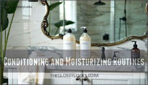 conditioning and moisturizing routines