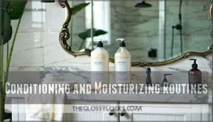 conditioning and moisturizing routines