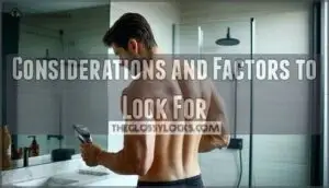 considerations and factors to look for
