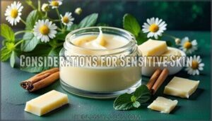 considerations for sensitive skin