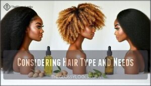 considering hair type and needs