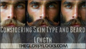 considering skin type and beard length