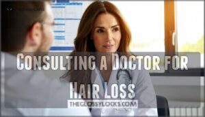 consulting a doctor for hair loss