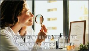 consulting with a dermatologist for personalized recommendations