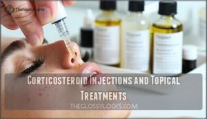 corticosteroid injections and topical treatments