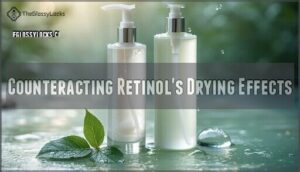counteracting retinol's drying effects