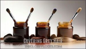 covering grey hair