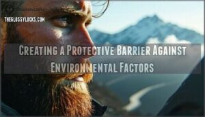 creating a protective barrier against environmental factors